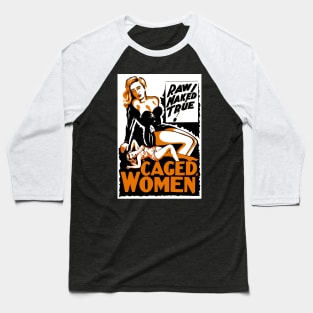 Caged Women Cult Classic Baseball T-Shirt